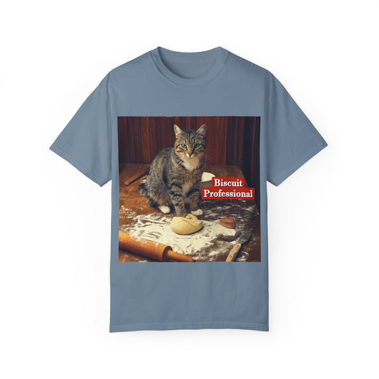 Cat Baker Graphic Tee, Baking Cat Shirt, Cute Kneading Kitty Top, Animal Lover Gift, Pet Owner Apparel, Funny Feline Tshirt, Biscuit Making